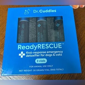 New in Box Dr. Cuddles Ready Rescue Emergency Detoxifier for Dogs & Cats